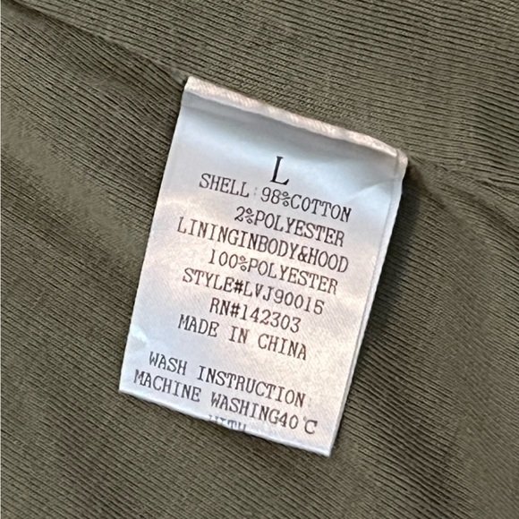 Fashionomics Olive Green Mockneck Utility Vest with Lining and Removable Hood - Picture 13 of 14